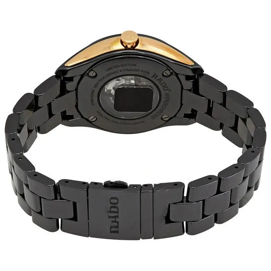 JMS always Watches Original Rado HyperChrome Automatic Diamond Black Dial Ladies Limited Edition Watch R32255712