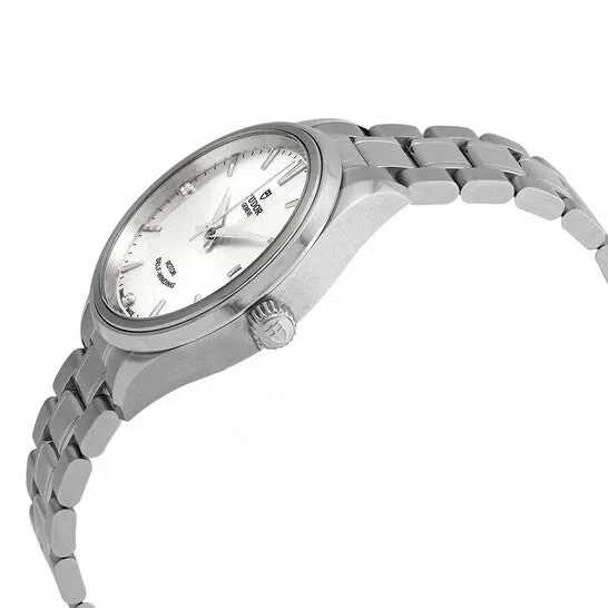 Original Tudor Style Automatic Diamond Silver Dial Ladies Watch M123000003 JMS always Watches