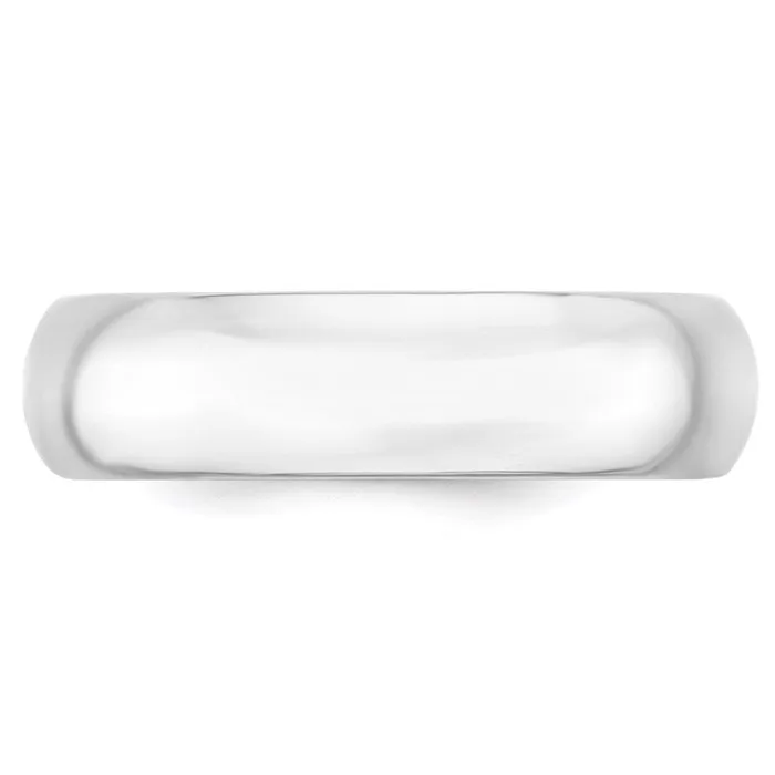 Solid 10K Yellow Gold White Gold 6mm Comfort Fit MensWomens Wedding Band Ring Size 7 Goldia Rings