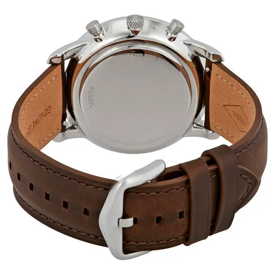 Watches JMS always Original Open Box Fossil Neutra Chronograph Cream Dial Brown Leather Mens Watch FS5380