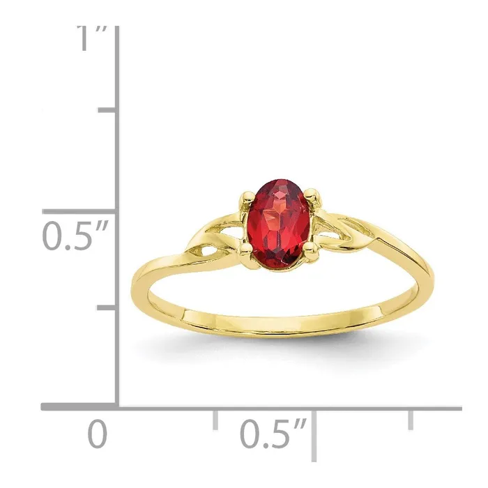 10k Polished Geniune Garnet Birthstone RingWBC10XBR130 WB Choice Jewelry Rings 10k Polished Geniune Garnet Birthstone RingWBC10XBR130 WB Choice Jewelry Rings