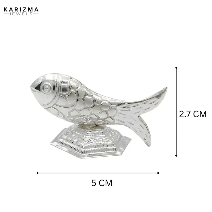 925 Real Silver Fish for Lal kitab red book and astrological remedies Karizma Jewels Rings