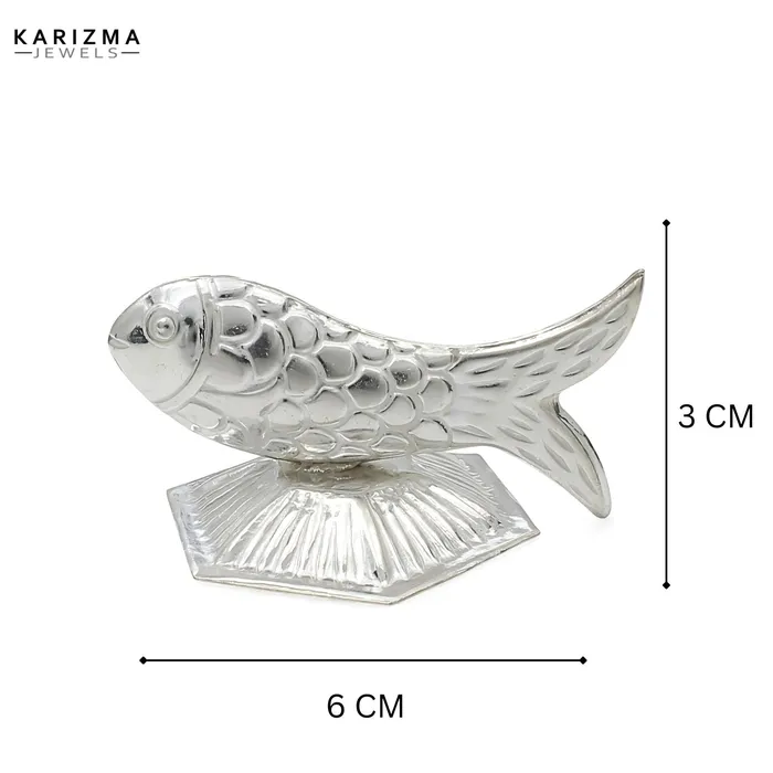 925 Real Silver Fish for Lal kitab red book and astrological remedies Karizma Jewels Rings