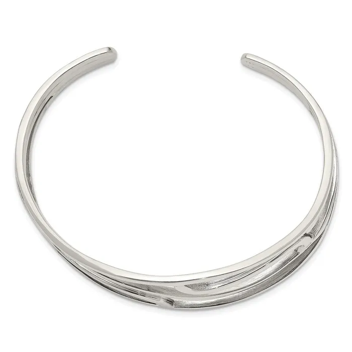 Rings WB Choice Jewelry Sterling Silver Cuff BangleWBCQB1275 Rings WB Choice Jewelry Sterling Silver Cuff BangleWBCQB1275