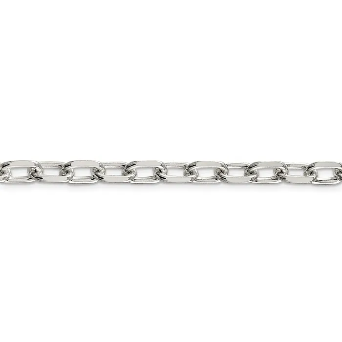 Sterling Silver 65mm Diamondcut Long Link Cable ChainWBCQAR1808 WB Choice Jewelry Rings Sterling Silver 65mm Diamondcut Long Link Cable ChainWBCQAR1808 WB Choice Jewelry Rings