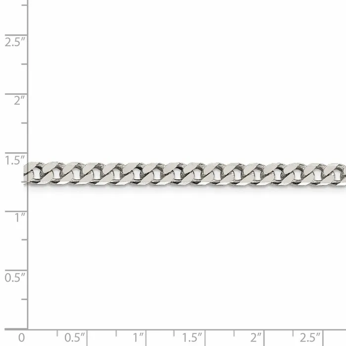 Sterling Silver Polished 5mm Curb ChainWBCQFC14724 WB Choice Jewelry Rings Sterling Silver Polished 5mm Curb ChainWBCQFC14724 WB Choice Jewelry Rings