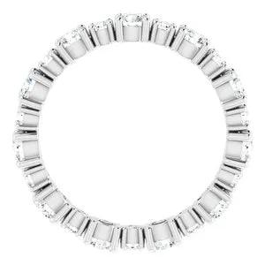 WB Choice Jewelry 14K White 1 12 CTW Diamond Eternity Band 12362860019PSTWBC Rings WB Choice Jewelry 14K White 1 12 CTW Diamond Eternity Band 12362860019PSTWBC Rings