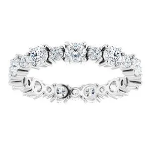 WB Choice Jewelry 14K White 1 12 CTW Diamond Eternity Band 12362860019PSTWBC Rings WB Choice Jewelry 14K White 1 12 CTW Diamond Eternity Band 12362860019PSTWBC Rings