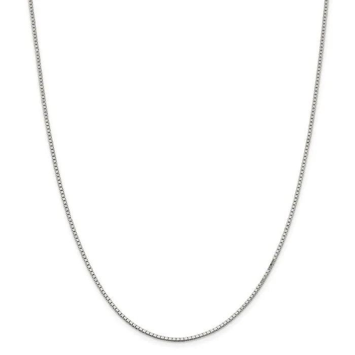 WB Choice Jewelry Rings Sterling Silver 15mm Box ChainWBCQBX02842