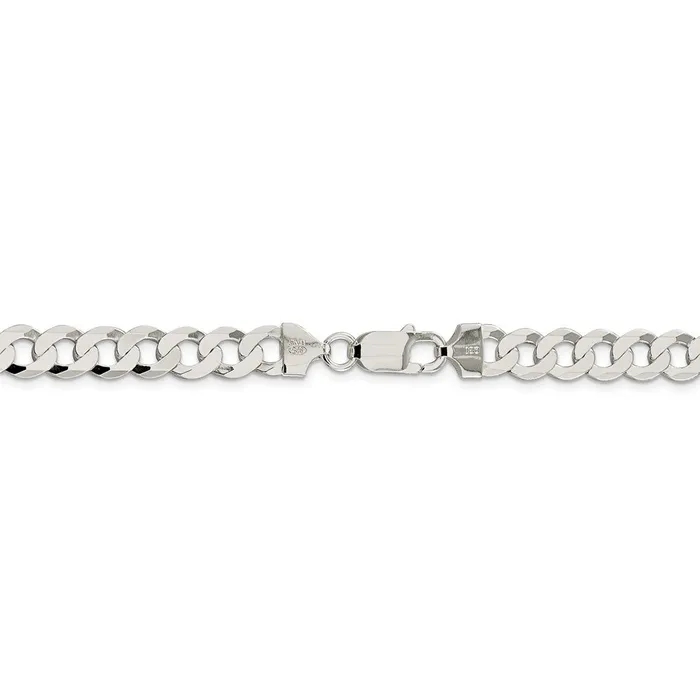 WB Choice Jewelry Rings Sterling Silver 8mm Flat Curb ChainWBCQLB2008 WB Choice Jewelry Rings Sterling Silver 8mm Flat Curb ChainWBCQLB2008