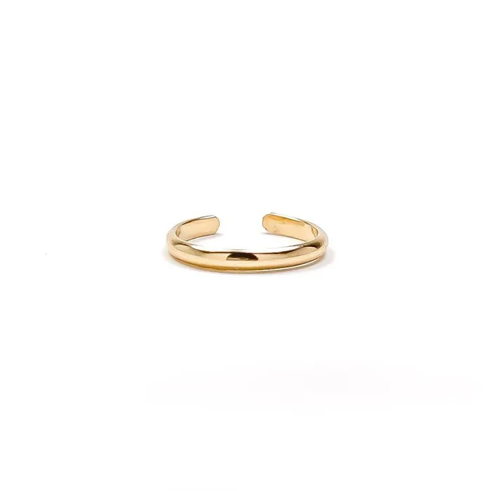 Earrings Hoops By Hand Half Round Gold Filled Ear Cuff