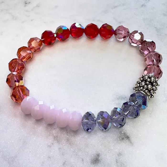 Elisa Ilana Bracelets Swarovski Crystal Elements Multicolor Stretch Bracelet Elisa Ilana Bracelets Swarovski Crystal Elements Multicolor Stretch Bracelet