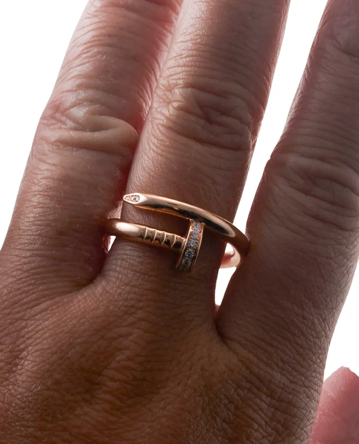 Cartier Rings Cartier Juste Un Clou Rose Gold Diamond Ring