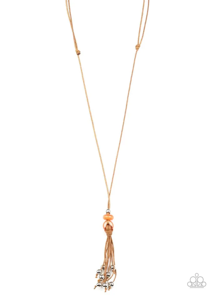Paparazzi Accessories Necklaces Ocean Child Orange Necklace Jewelry by Bretta