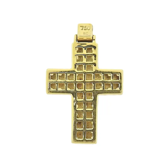 Roberto Coin Citrine Gold Cross Pendant Roberto Coin Necklaces