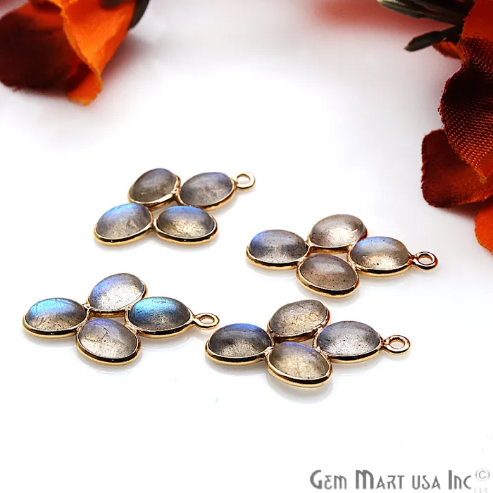 DIY Labradorite Gold Plated 28x18mm Flower Chandelier Finding Component GemmartUSA Earrings DIY Labradorite Gold Plated 28x18mm Flower Chandelier Finding Component GemmartUSA Earrings
