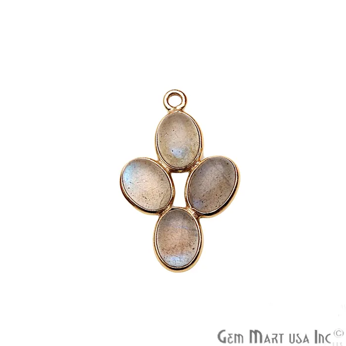 DIY Labradorite Gold Plated 28x18mm Flower Chandelier Finding Component GemmartUSA Earrings DIY Labradorite Gold Plated 28x18mm Flower Chandelier Finding Component GemmartUSA Earrings