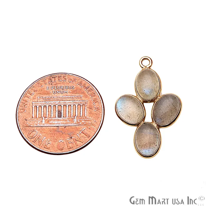 DIY Labradorite Gold Plated 28x18mm Flower Chandelier Finding Component GemmartUSA Earrings DIY Labradorite Gold Plated 28x18mm Flower Chandelier Finding Component GemmartUSA Earrings