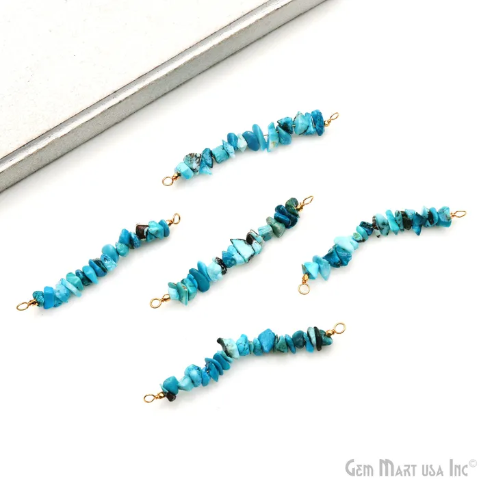 GemMartUSA PreStyled Sets Uncut Gemstone Beads Bar Gold Plated Wire Wrapped Pendant 50X9mm 2 Inch GemMartUSA PreStyled Sets Uncut Gemstone Beads Bar Gold Plated Wire Wrapped Pendant 50X9mm 2 Inch