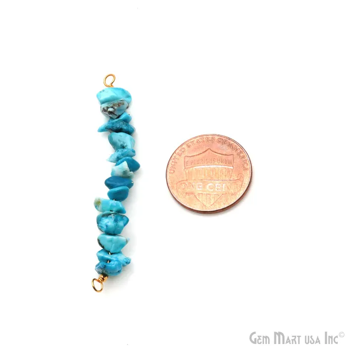 GemMartUSA PreStyled Sets Uncut Gemstone Beads Bar Gold Plated Wire Wrapped Pendant 50X9mm 2 Inch GemMartUSA PreStyled Sets Uncut Gemstone Beads Bar Gold Plated Wire Wrapped Pendant 50X9mm 2 Inch