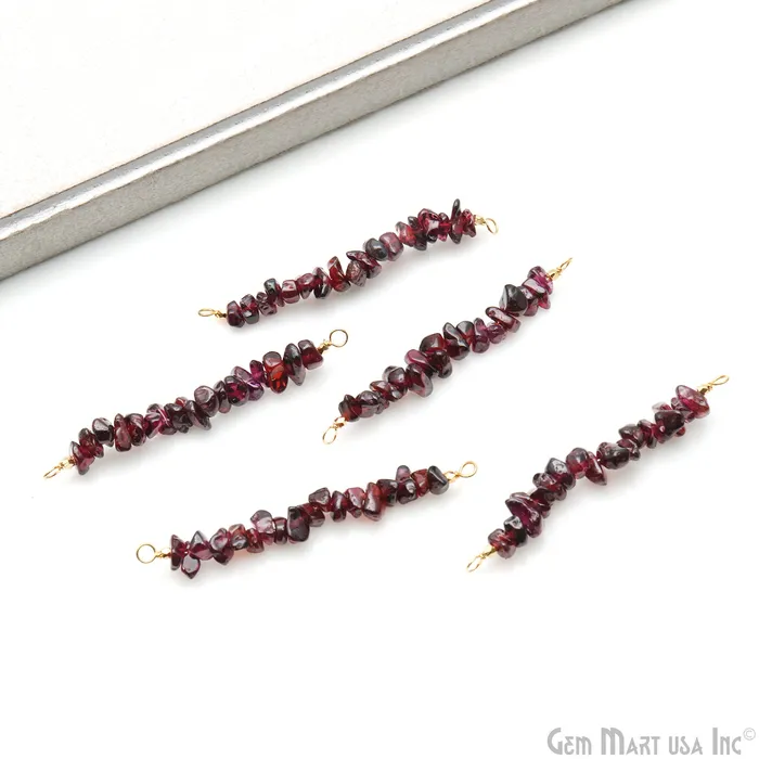 GemMartUSA PreStyled Sets Uncut Gemstone Beads Bar Gold Plated Wire Wrapped Pendant 50X9mm 2 Inch GemMartUSA PreStyled Sets Uncut Gemstone Beads Bar Gold Plated Wire Wrapped Pendant 50X9mm 2 Inch