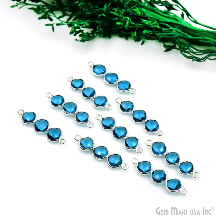 GemmartUSA Rings DIY Gemstone 29x7mm Silver Plated Finding Component GemmartUSA Rings DIY Gemstone 29x7mm Silver Plated Finding Component