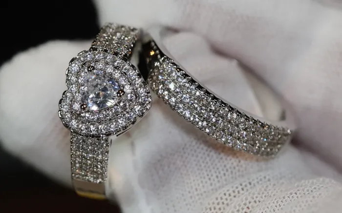 Lab Diamonds London Rings Heart Ring Diamond Heart Ring Heart Ring with Diamonds Engagement Ring Set