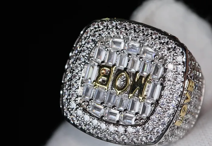 Lab Diamonds London Rings Mens Big Iced Out Ring Iced Out Super bowl Ring Mens Hip Hop Rings