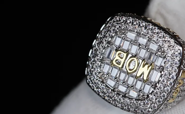 Lab Diamonds London Rings Mens Big Iced Out Ring Iced Out Super bowl Ring Mens Hip Hop Rings