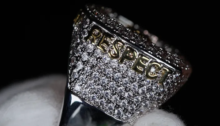 Lab Diamonds London Rings Mens Big Iced Out Ring Iced Out Super bowl Ring Mens Hip Hop Rings