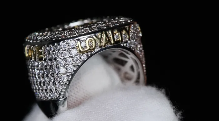 Lab Diamonds London Rings Mens Big Iced Out Ring Iced Out Super bowl Ring Mens Hip Hop Rings