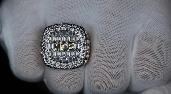 Lab Diamonds London Rings Mens Big Iced Out Ring Iced Out Super bowl Ring Mens Hip Hop Rings