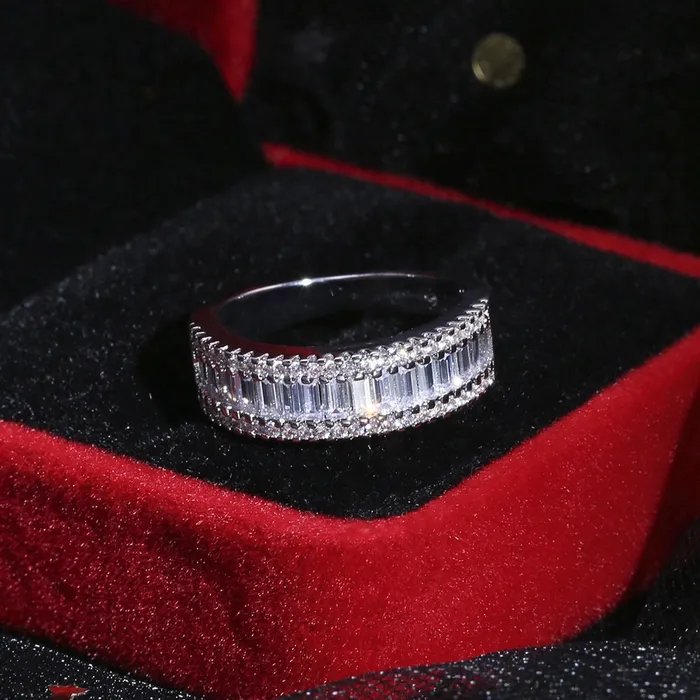 Minx London Rings Eternity Ring Promise Ring Baguette Ring Womens Ring Eternity Ring Diamond Iced Out Ring Engagement Rings Eternity Ring Ring