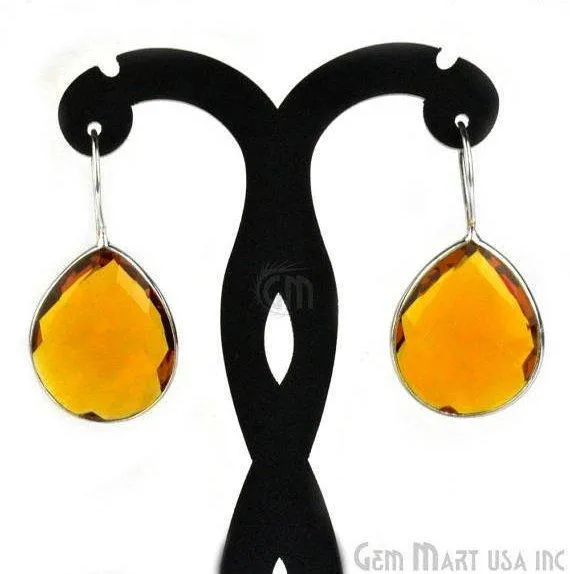 Pear Shape 21x26mm Silver Plated Gemstone Hook Earrings Pick your Gemstone 900111 GemMartUSA Earrings Pear Shape 21x26mm Silver Plated Gemstone Hook Earrings Pick your Gemstone 900111 GemMartUSA Earrings