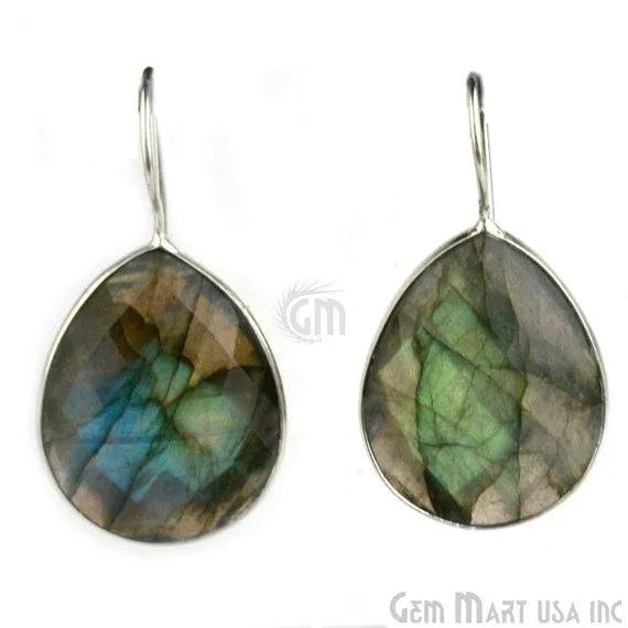 Pear Shape 21x26mm Silver Plated Gemstone Hook Earrings Pick your Gemstone 900111 GemMartUSA Earrings Pear Shape 21x26mm Silver Plated Gemstone Hook Earrings Pick your Gemstone 900111 GemMartUSA Earrings