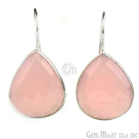 Pear Shape 21x26mm Silver Plated Gemstone Hook Earrings Pick your Gemstone 900111 GemMartUSA Earrings Pear Shape 21x26mm Silver Plated Gemstone Hook Earrings Pick your Gemstone 900111 GemMartUSA Earrings