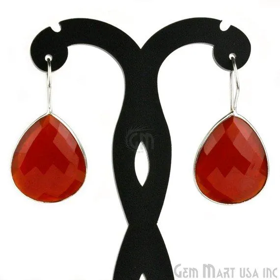 Pear Shape 21x26mm Silver Plated Gemstone Hook Earrings Pick your Gemstone 900111 GemMartUSA Earrings Pear Shape 21x26mm Silver Plated Gemstone Hook Earrings Pick your Gemstone 900111 GemMartUSA Earrings