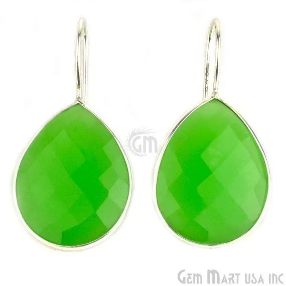 Pear Shape 21x26mm Silver Plated Gemstone Hook Earrings Pick your Gemstone 900111 GemMartUSA Earrings Pear Shape 21x26mm Silver Plated Gemstone Hook Earrings Pick your Gemstone 900111 GemMartUSA Earrings