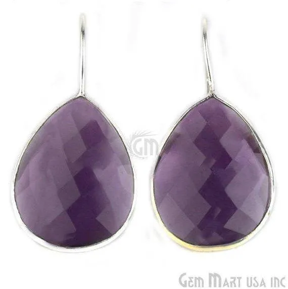 Pear Shape 21x26mm Silver Plated Gemstone Hook Earrings Pick your Gemstone 900111 GemMartUSA Earrings Pear Shape 21x26mm Silver Plated Gemstone Hook Earrings Pick your Gemstone 900111 GemMartUSA Earrings