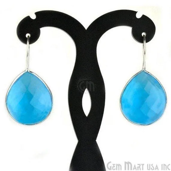 Pear Shape 21x26mm Silver Plated Gemstone Hook Earrings Pick your Gemstone 900111 GemMartUSA Earrings Pear Shape 21x26mm Silver Plated Gemstone Hook Earrings Pick your Gemstone 900111 GemMartUSA Earrings
