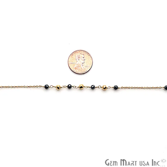 PreStyled Sets Pyrite Golden Pyrite Gold Plated Wire Wrapped Beaded Rosary Chain GemMartUSA PreStyled Sets Pyrite Golden Pyrite Gold Plated Wire Wrapped Beaded Rosary Chain GemMartUSA