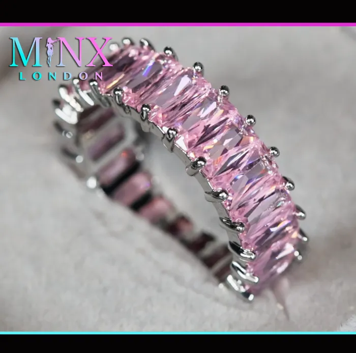 Rings Lab Diamonds London Pink Diamond Eternity Ring Pink Diamond Ring