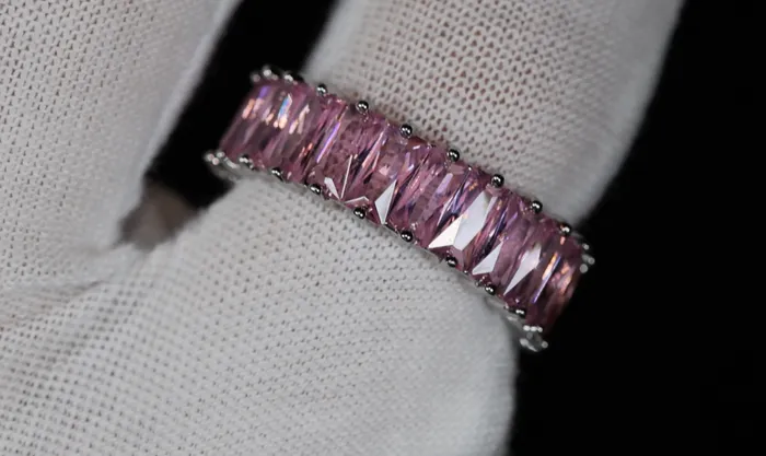 Rings Lab Diamonds London Pink Diamond Eternity Ring Pink Diamond Ring