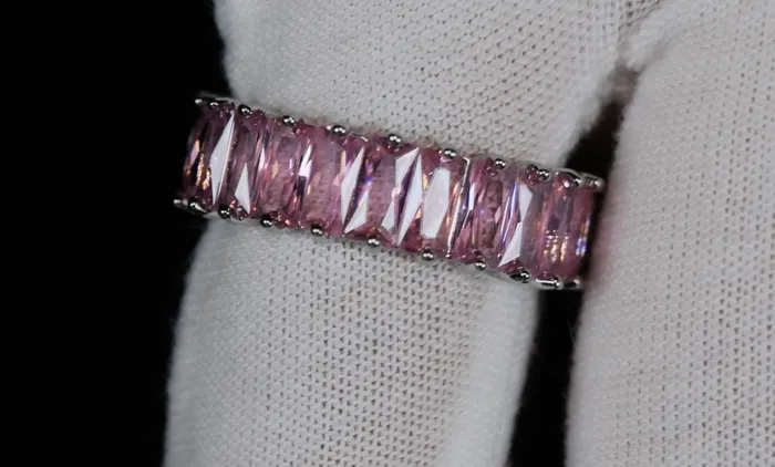 Rings Lab Diamonds London Pink Diamond Eternity Ring Pink Diamond Ring