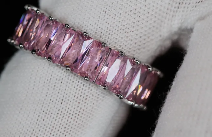 Rings Lab Diamonds London Pink Diamond Eternity Ring Pink Diamond Ring