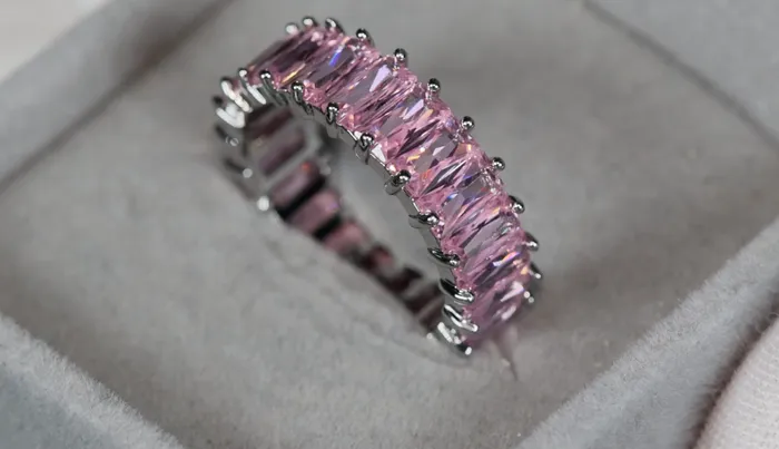 Rings Lab Diamonds London Pink Diamond Eternity Ring Pink Diamond Ring