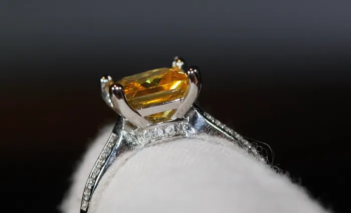 Rings Lab Diamonds London Yellow Diamond Ring Yellow Diamond Engagement Rings Solitaire Diamond Ring
