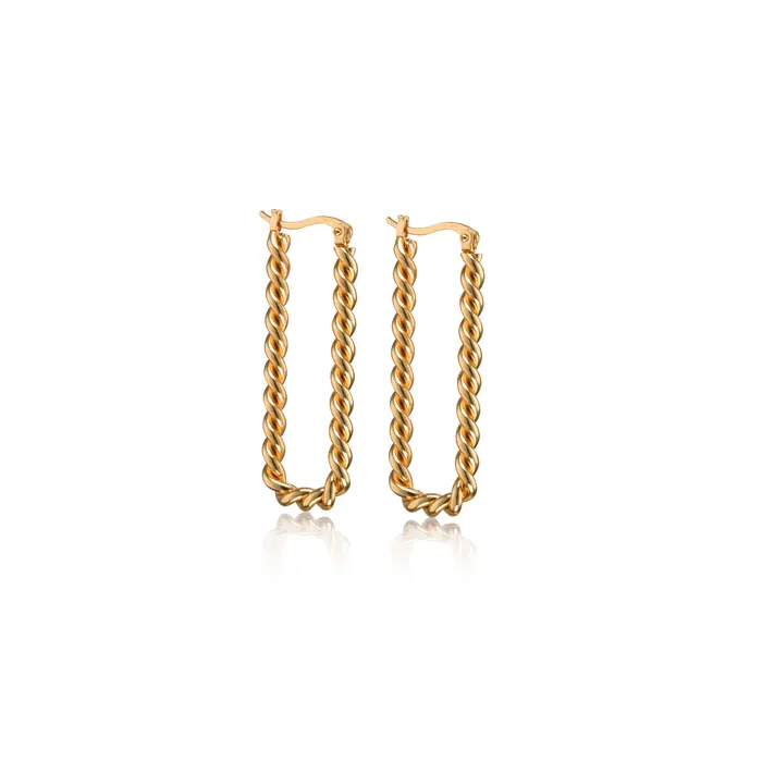 Rope Hoop BY CARA Earrings